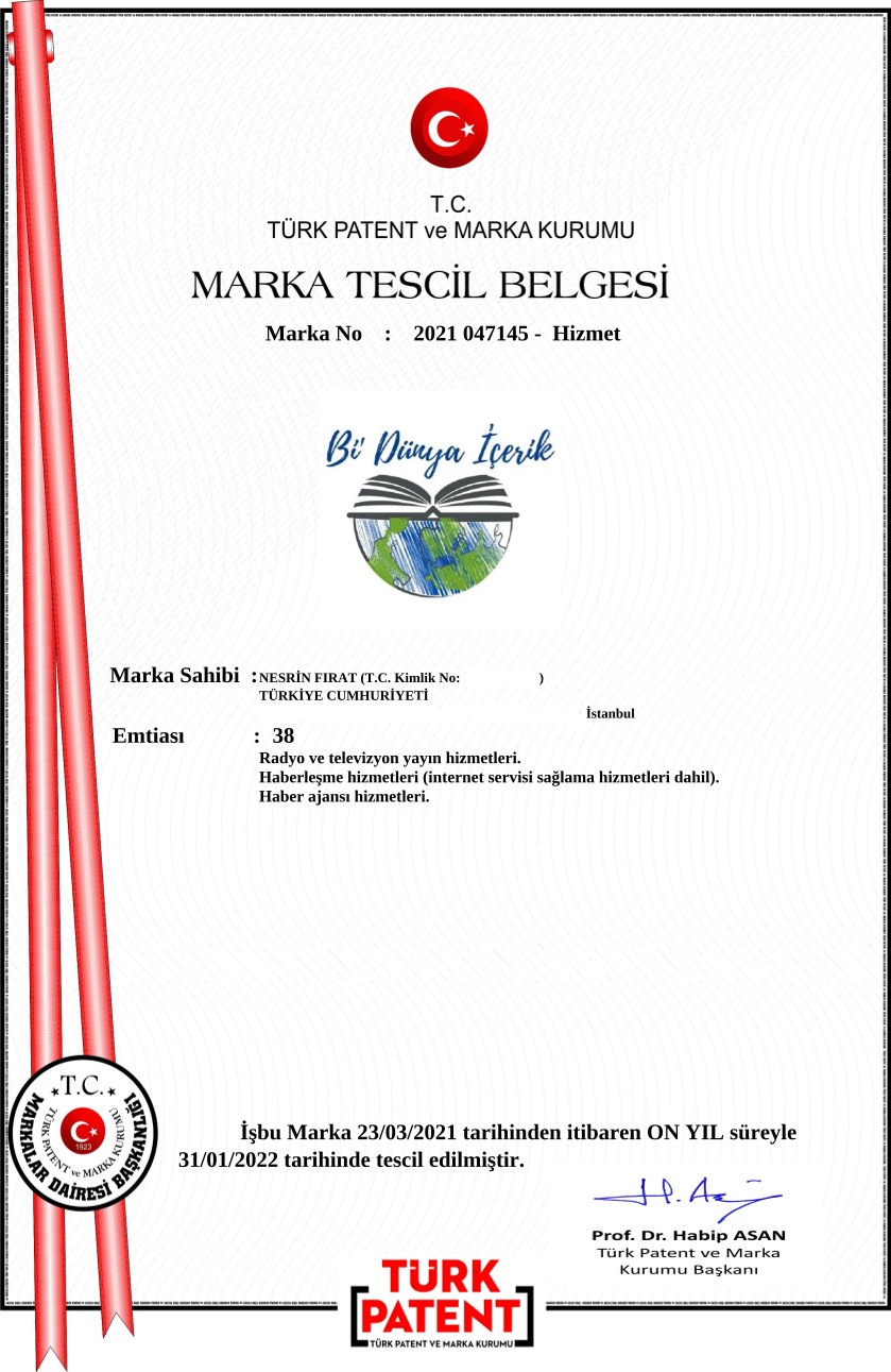 Marka Tescil Belgemiz